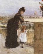 Berthe Morisot On the Balcony Sweden oil painting artist